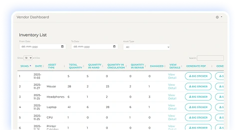 inventory-and-status-tracking screen-shot